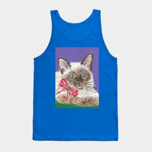 Siamese kitten cat Tank Top